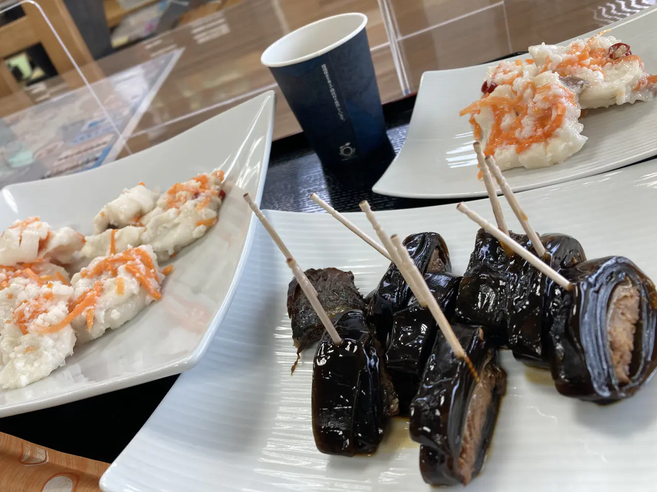 大根寿し、昆布巻きと夏のかぶら寿し
