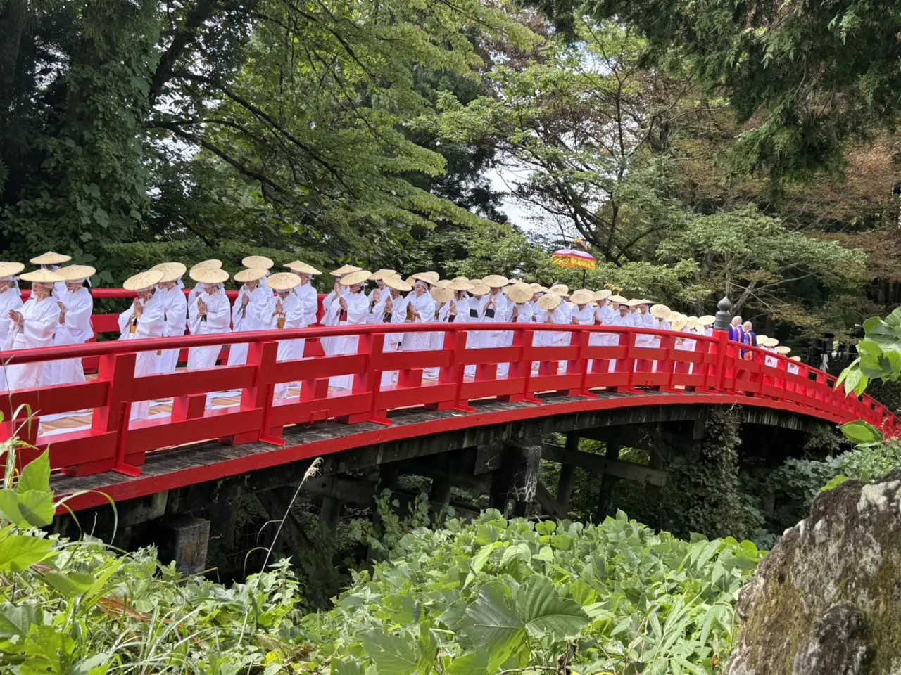 天気に恵まれました