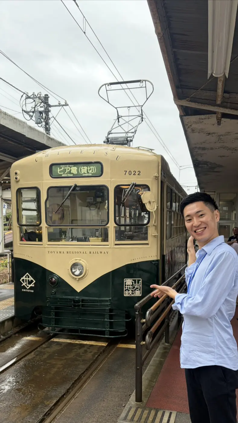 富山地方鉄道　ビア電に乗ってきました！