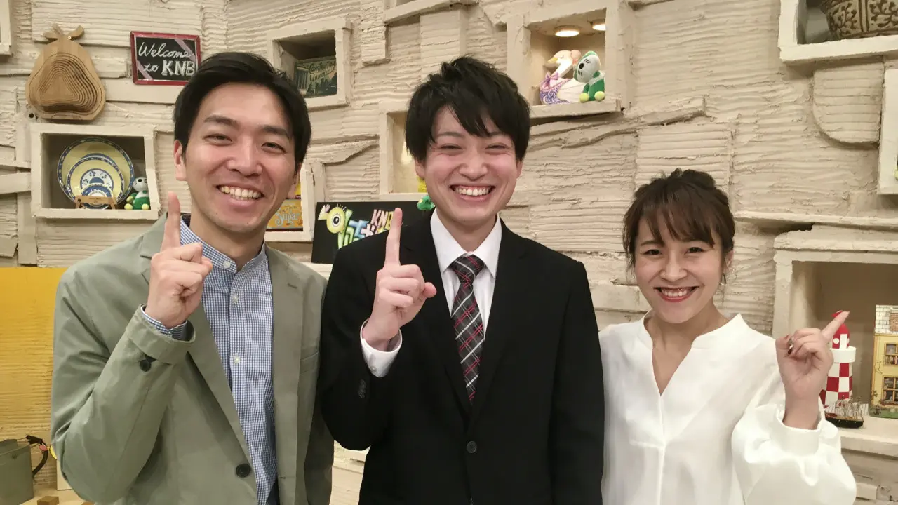 2019年、卒業する日の記念写真。
柴田アナと3人で笑顔の門出です。