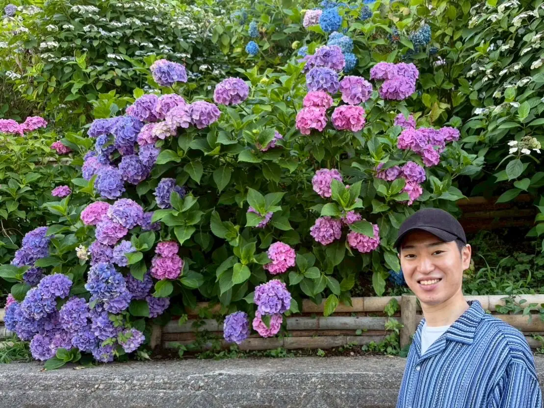 あじさいを意識した服です(笑)