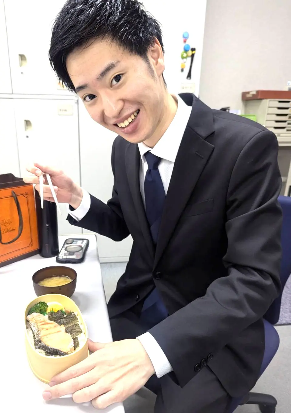 料理が趣味だという天野アナ
お弁当美味しそうー！