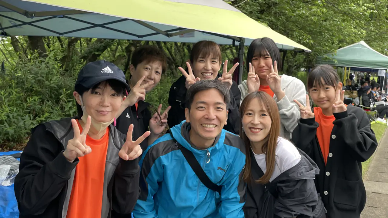 ハーフマラソンの部「となみ三輪」のみなさん