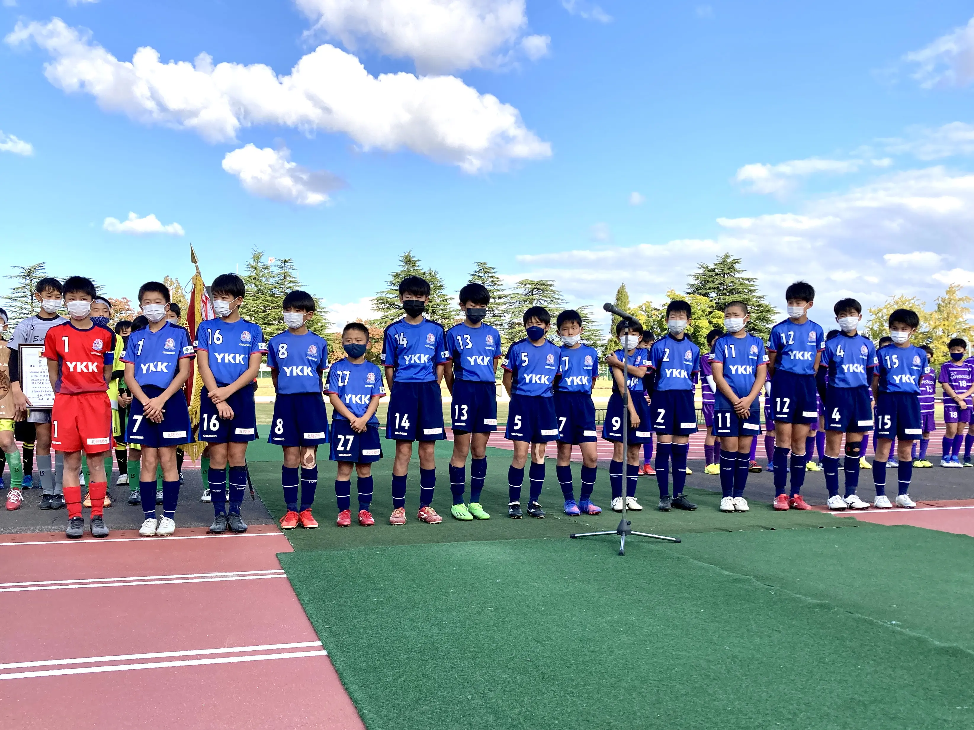 準優勝のカターレ富山U-12