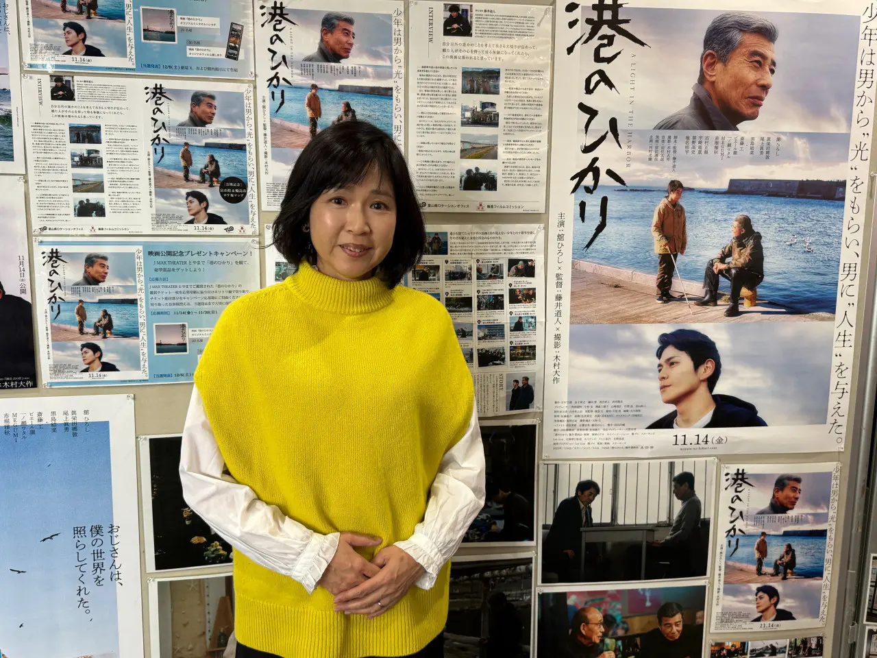 映画館には県内ロケ地を紹介するポスター