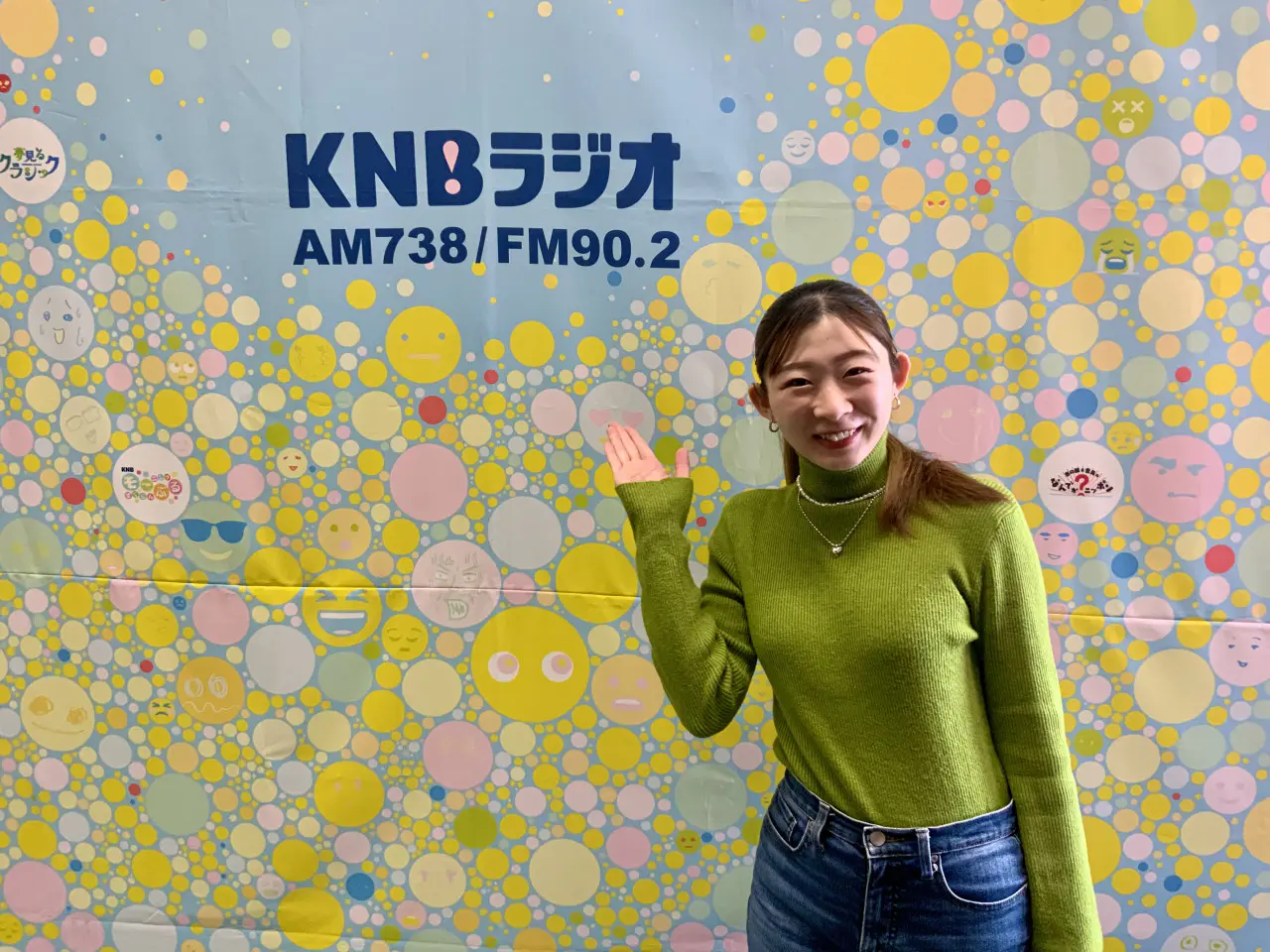 いつも前向きで明るいまなさんです