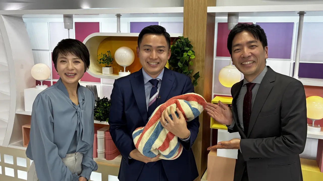 パパになった佐伯アナウンサー。復帰は7月の予定です！