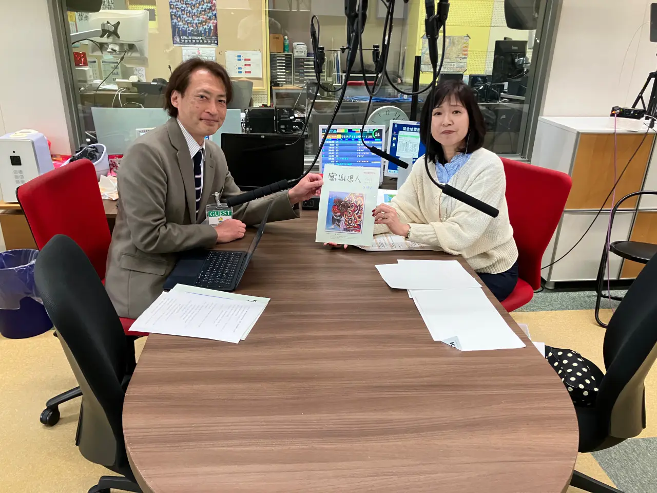 高校の同窓でもある高島さん　気さくで楽しい方でした