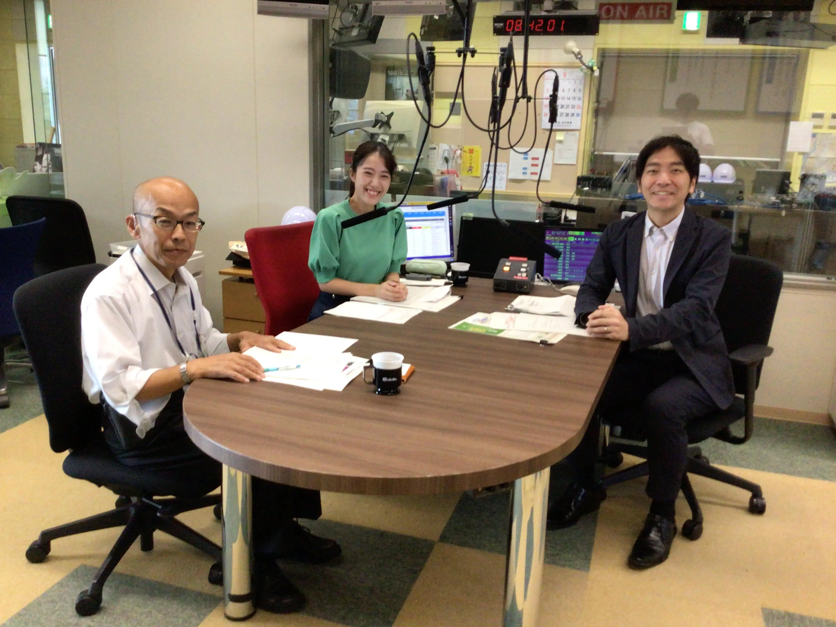 大江幸治さん、水梨子真穂さんと