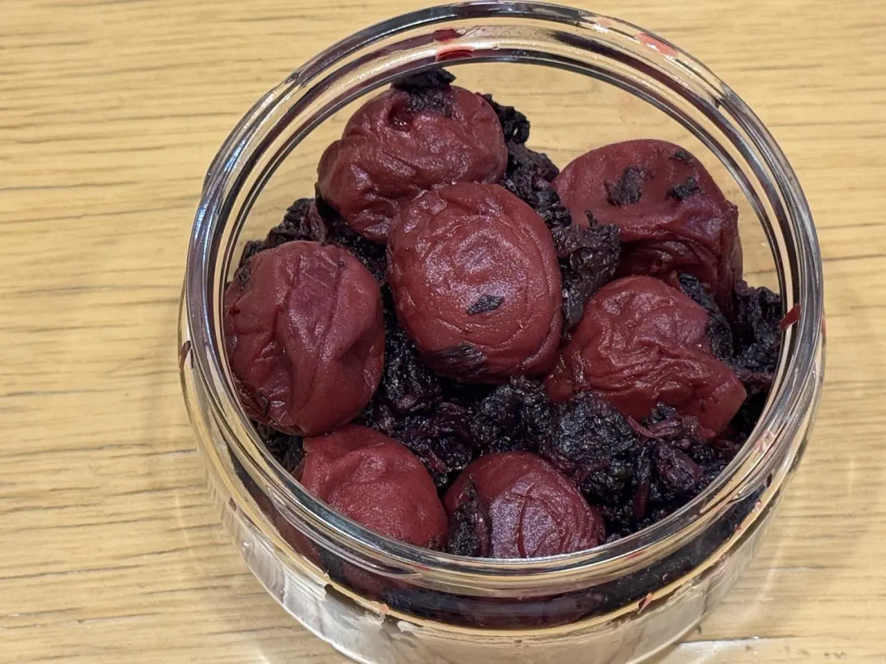 去年作った梅干はしょっぱかった