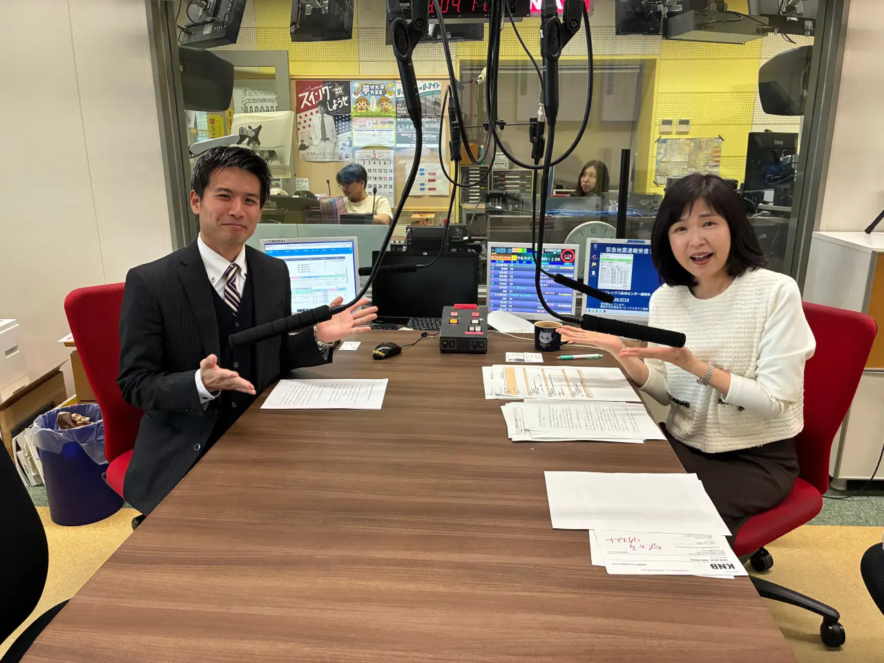 「教員は自分の天職」と話す岡本さん　情熱あふれるお話でした