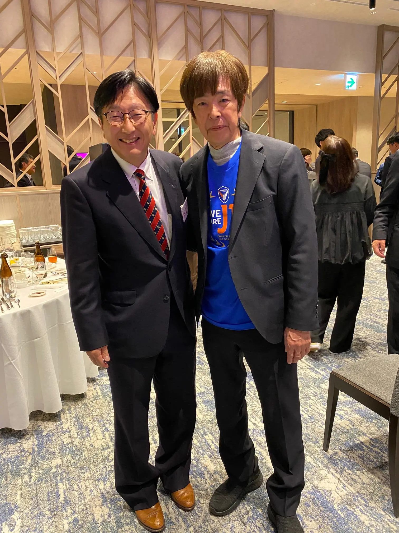 ジャパネット創業者　髙田明さんと　　　　　（現A＆Live代表取締役）