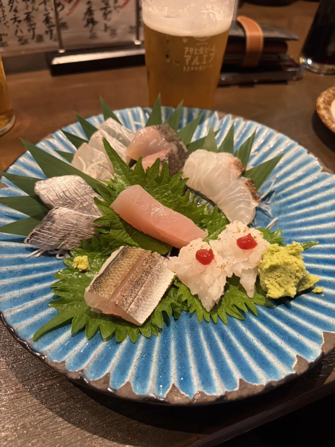 刺身盛り合わせ
もう全部おいしい！