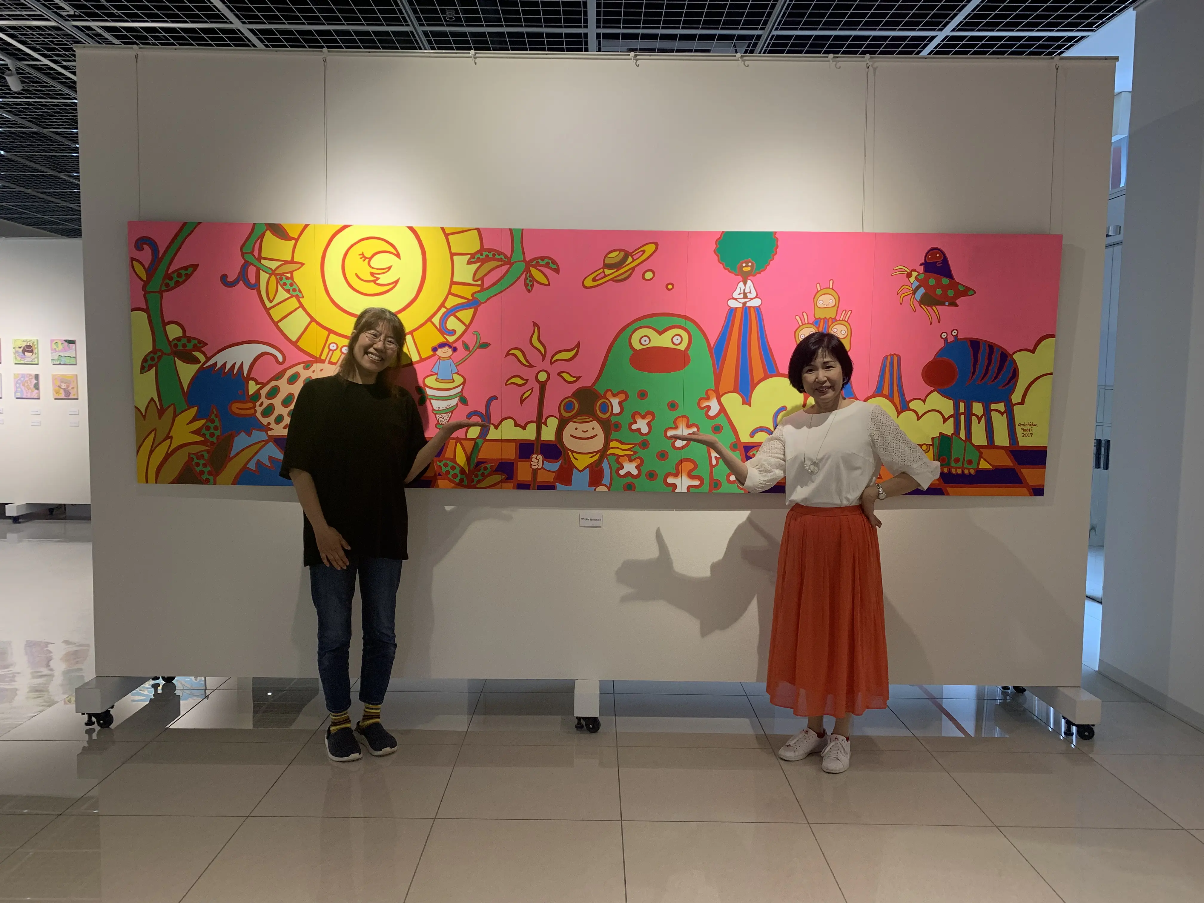同い年の漫画家・森みちこさんとともに