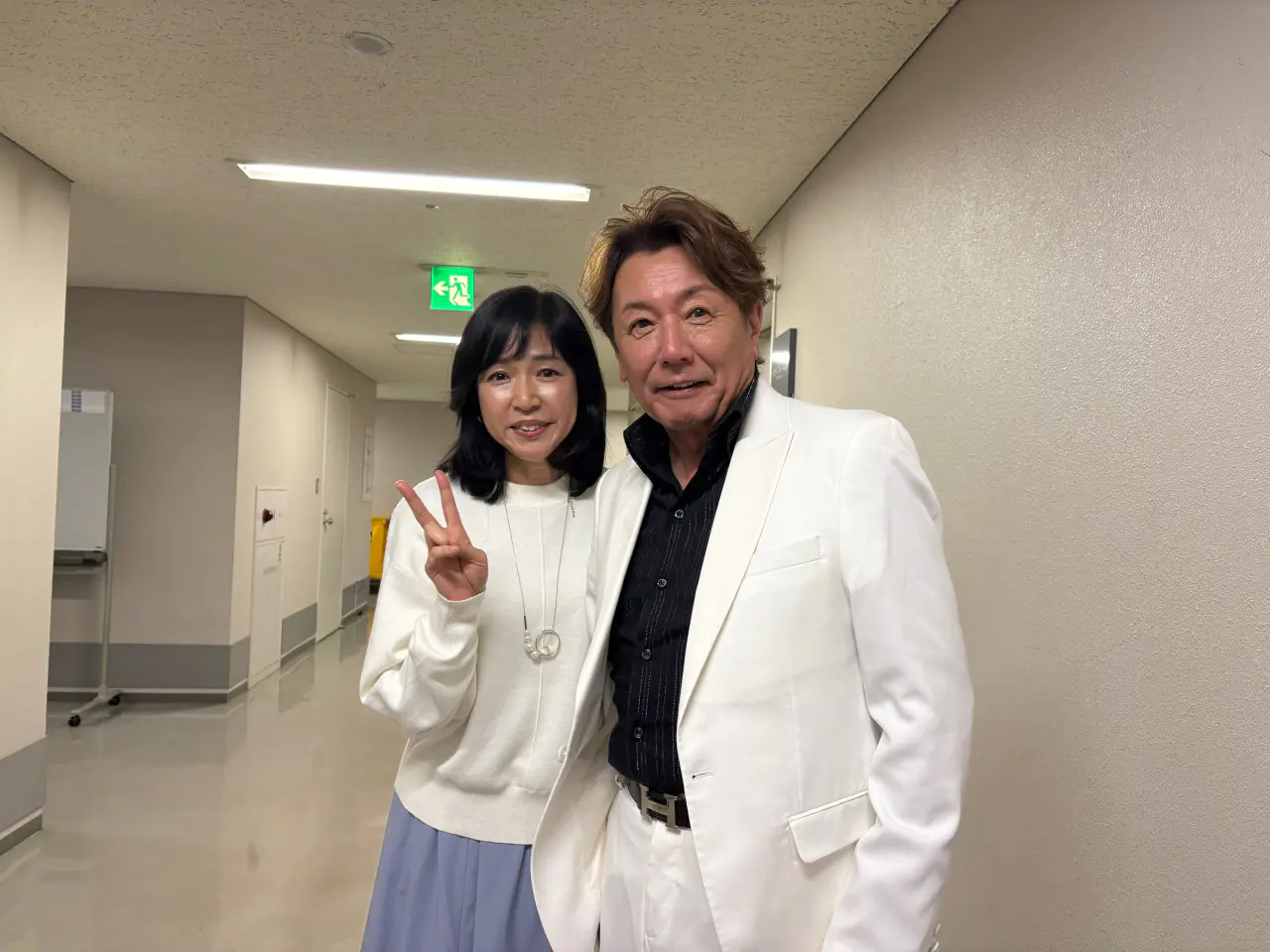 ステージが終わった直後の友井賢太郎さんと！