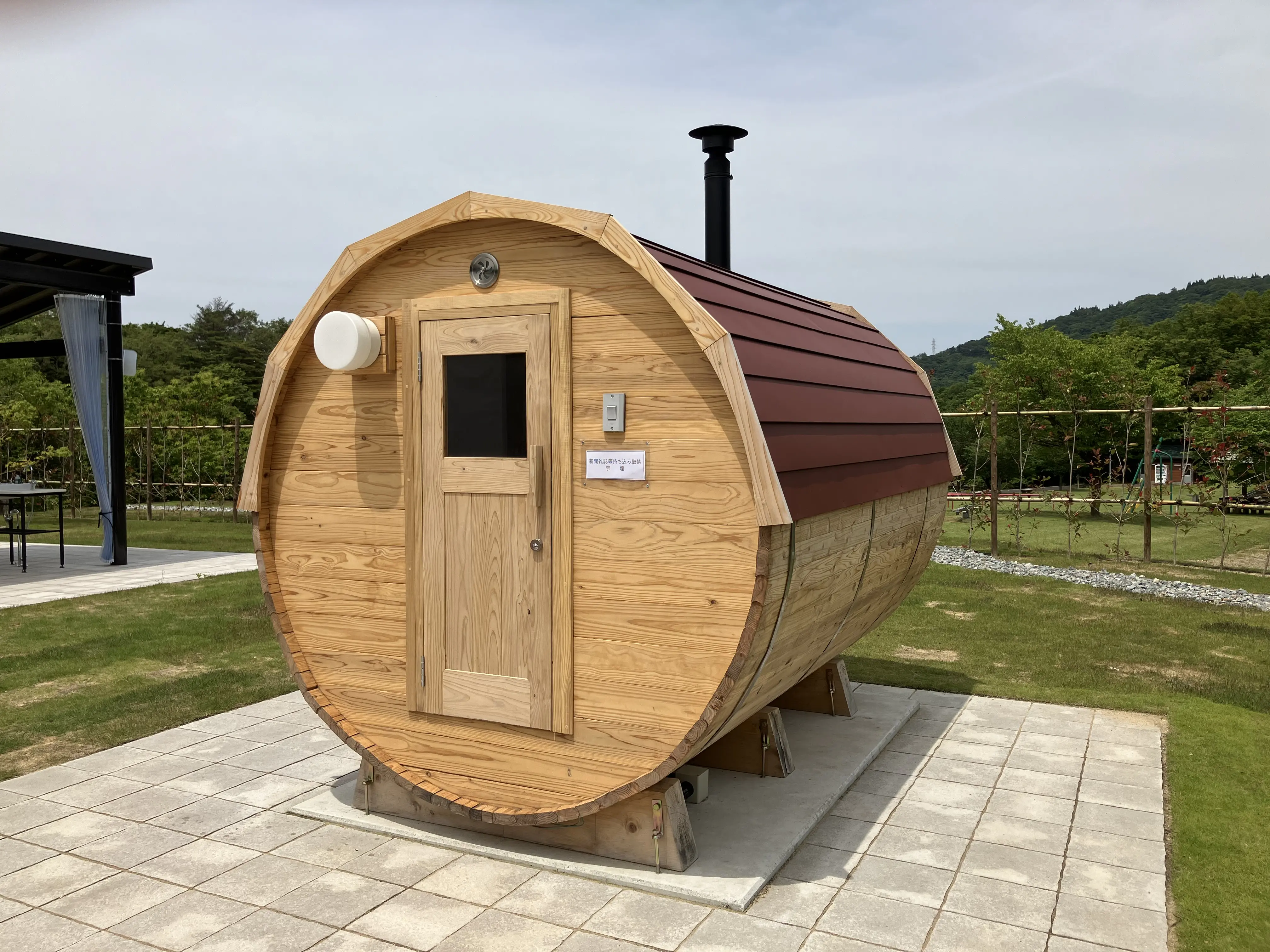 樽型のバレルサウナ