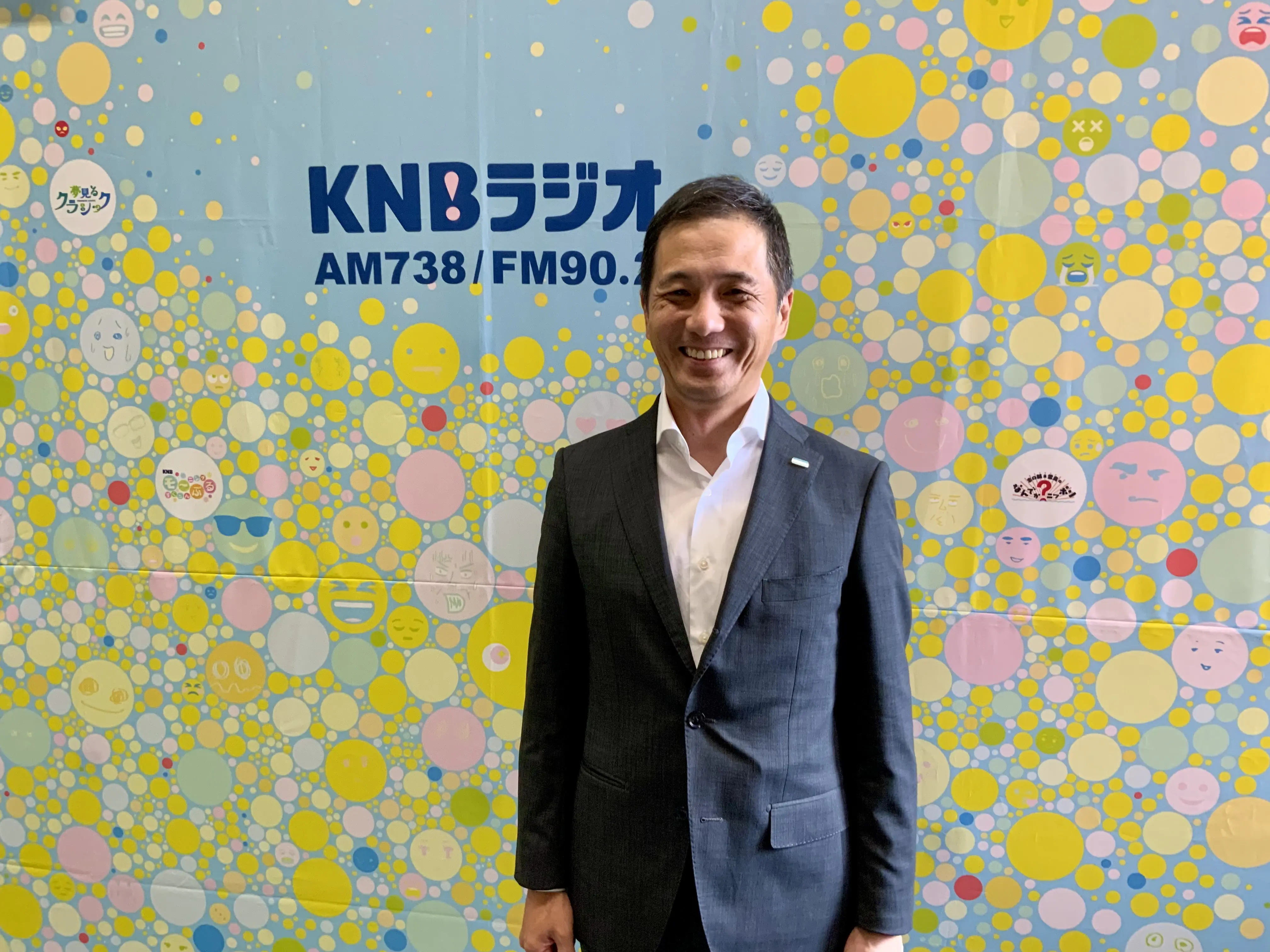 笑顔が素敵な江本社長