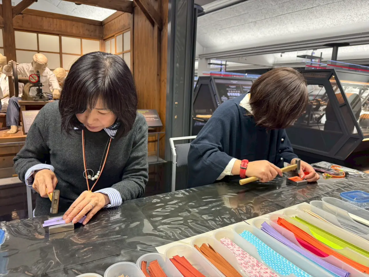 ファスナーの手作り体験