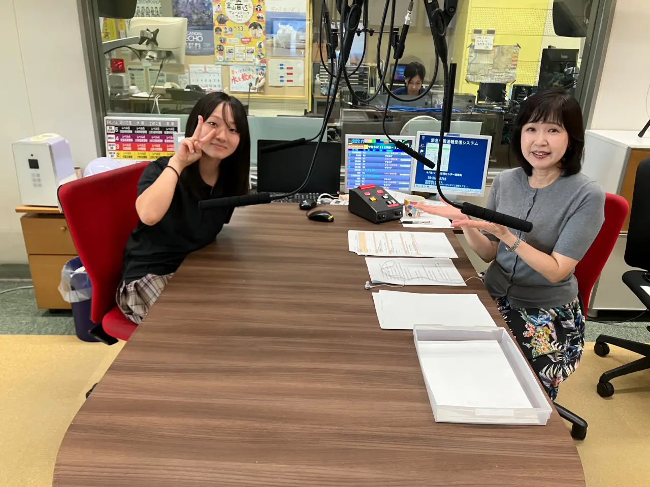 夢を熱く語る杉崎さん　頼もしい高校1年生でした！