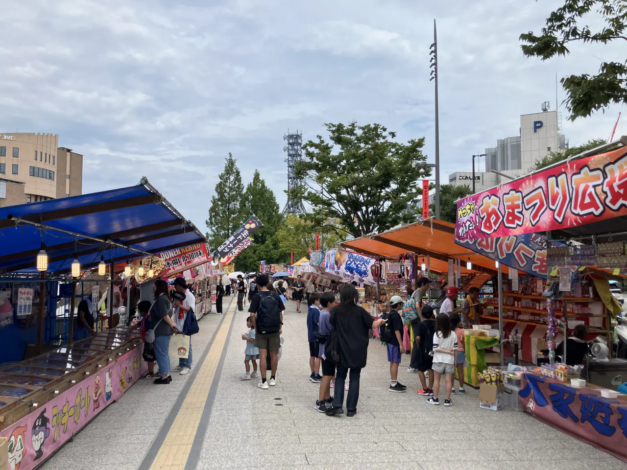 屋台はすでに開店しています！
