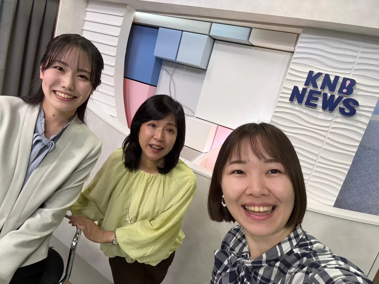 森本アナウンサーが写真を撮ってくれました！