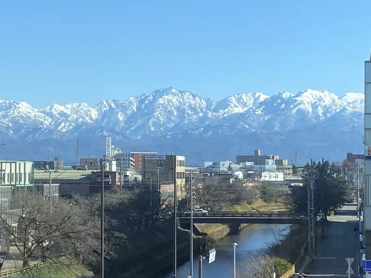 3スタから見える立山