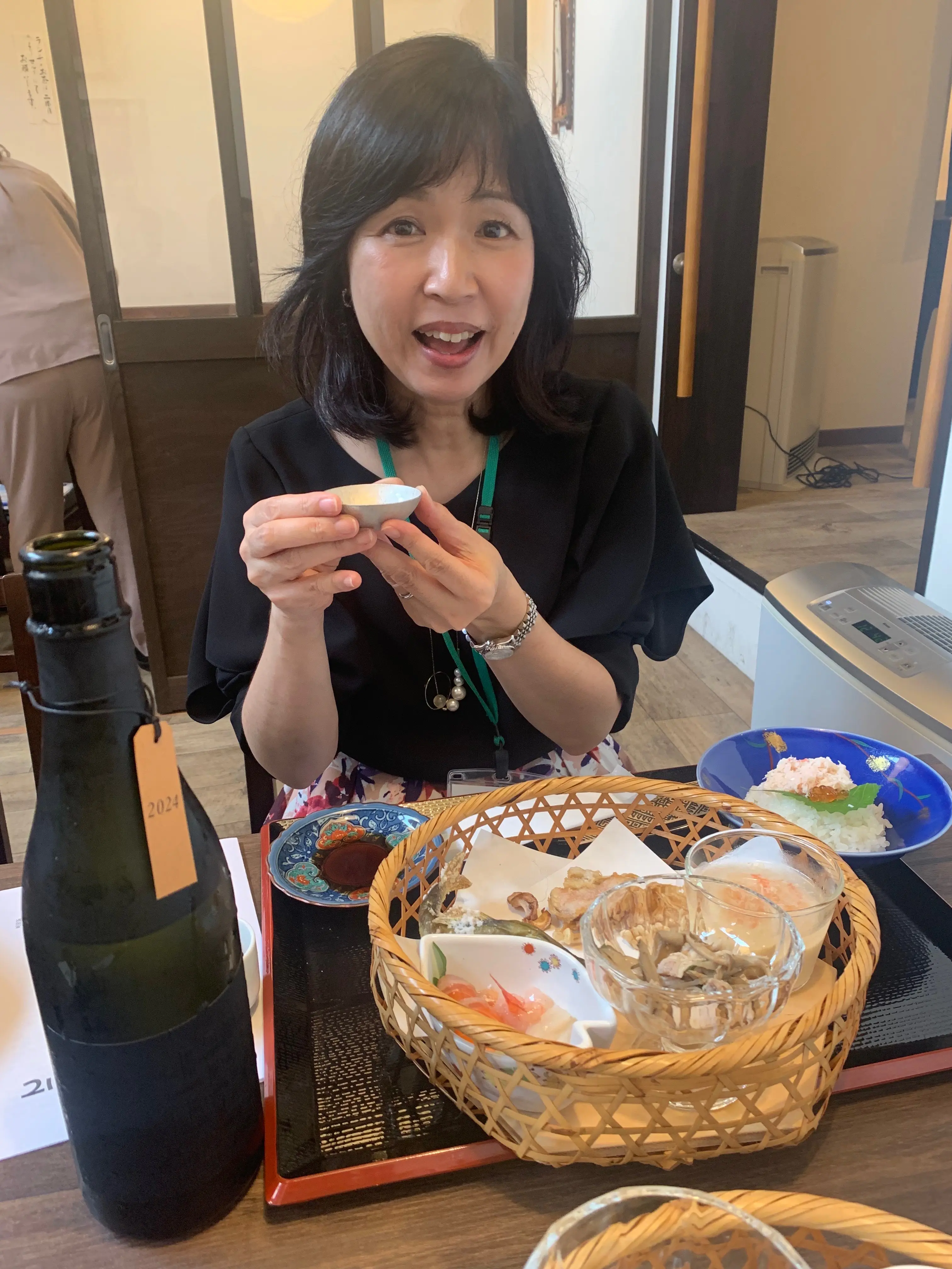錫の酒器でいただく日本酒は格別