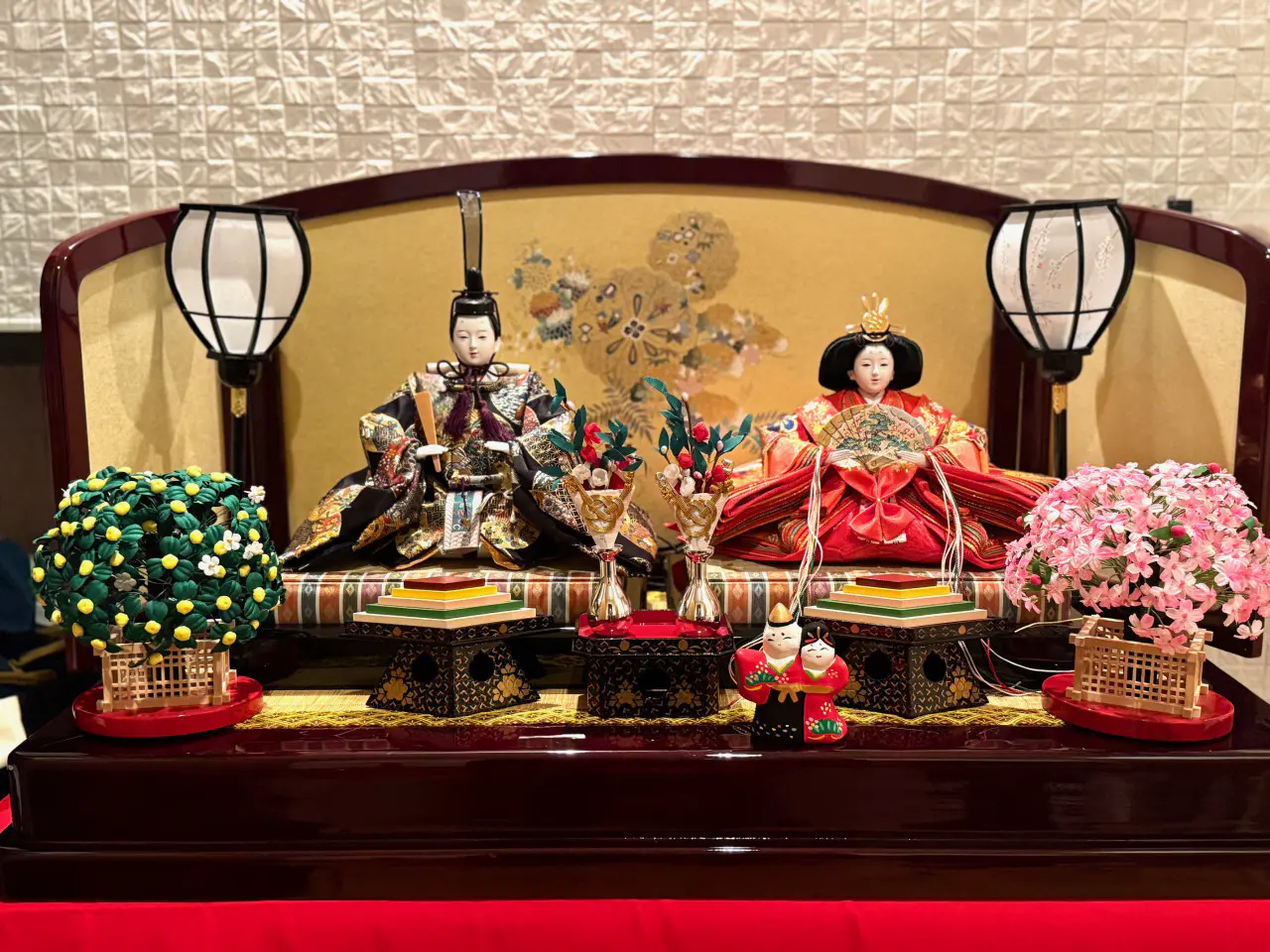 今年は夫婦二人でひな祭り