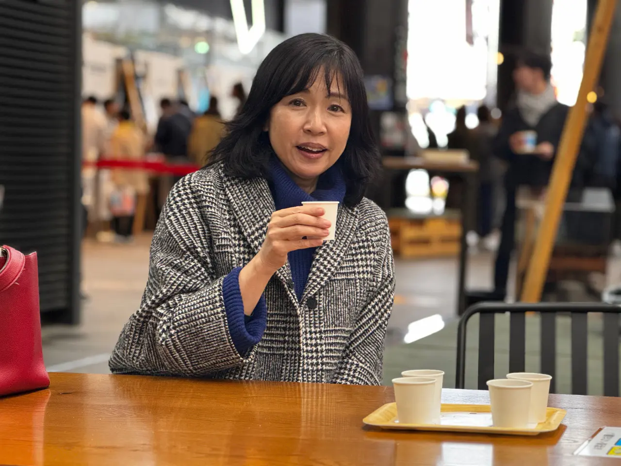 5種類のコーヒーを飲み比べ