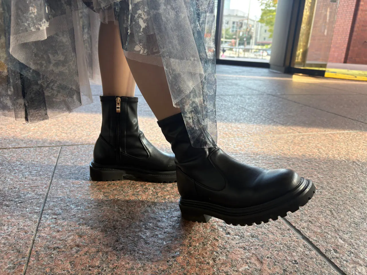 この秋、初のブーツ！