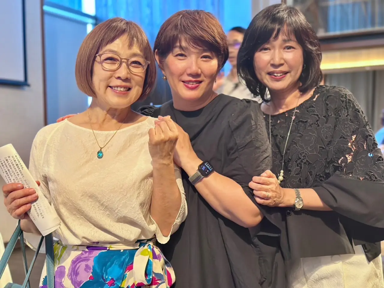 田中美弥さん、山田香織さんとほろ酔いの私