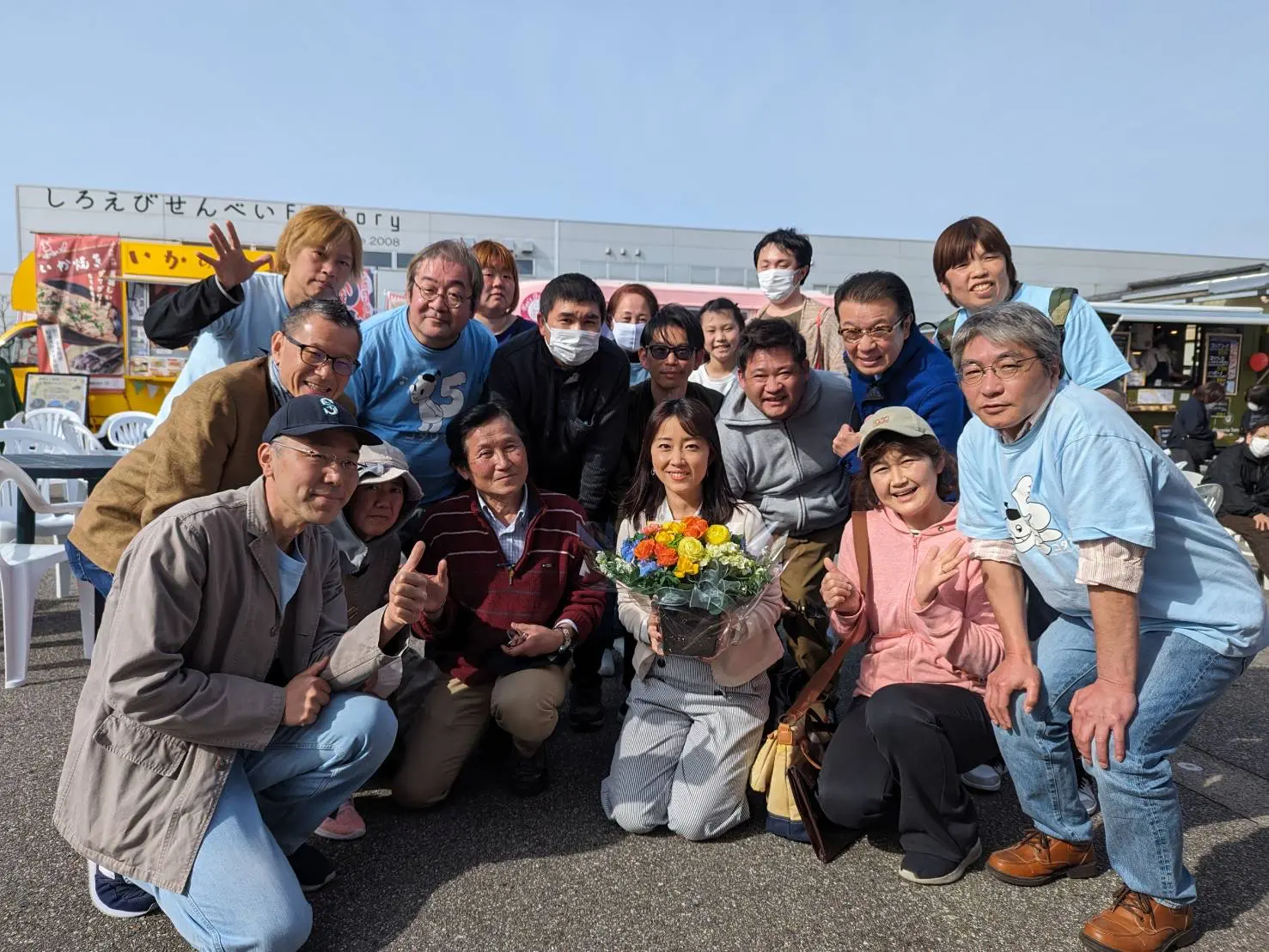 リスナーさんと一緒にパチリ