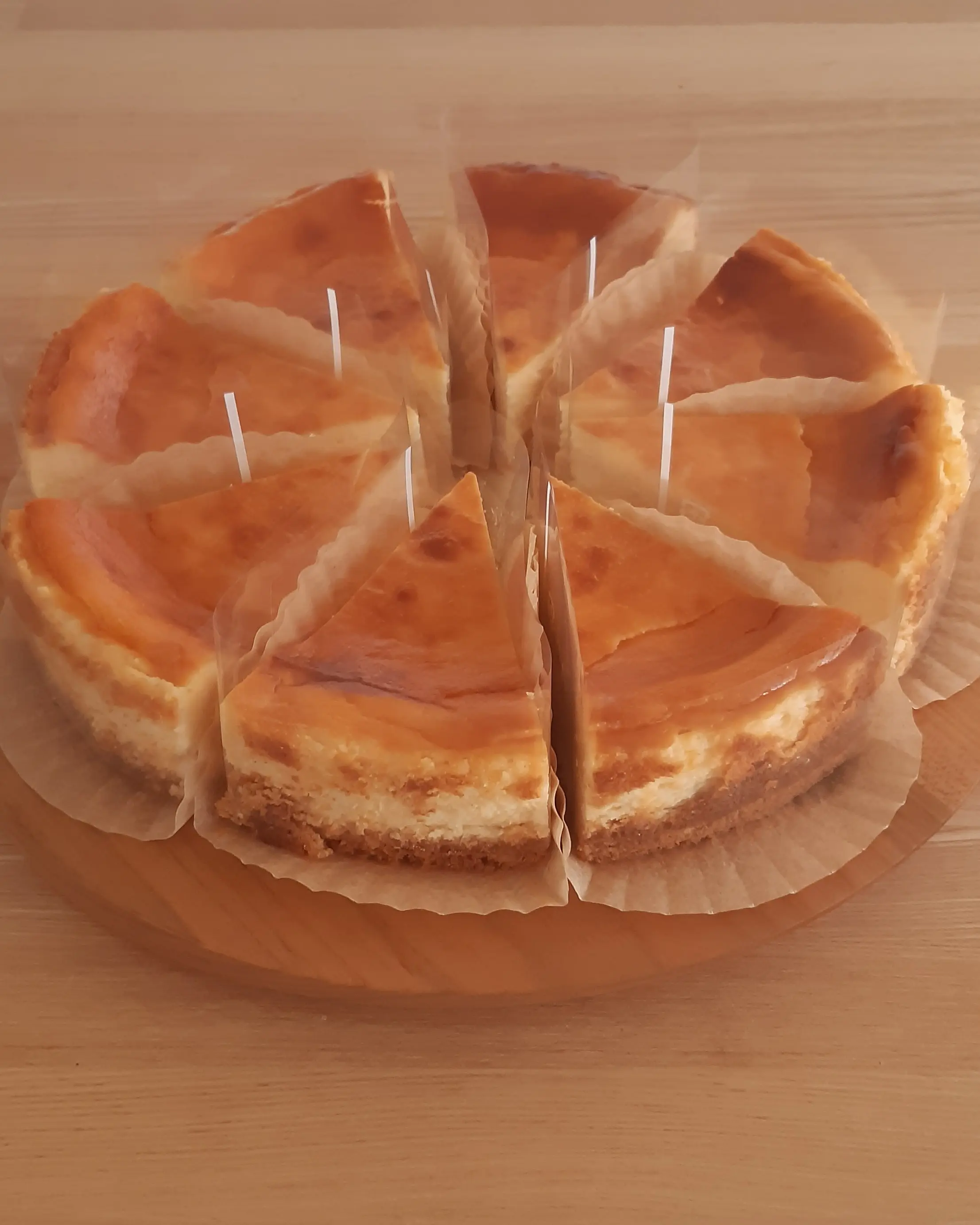 小麦粉のかわりに麹を使ったチーズケーキ