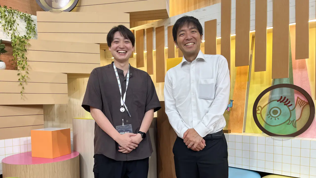 元アルバイトの伊藤くん。一緒に働いていたいっちゃんのスタジオにて
