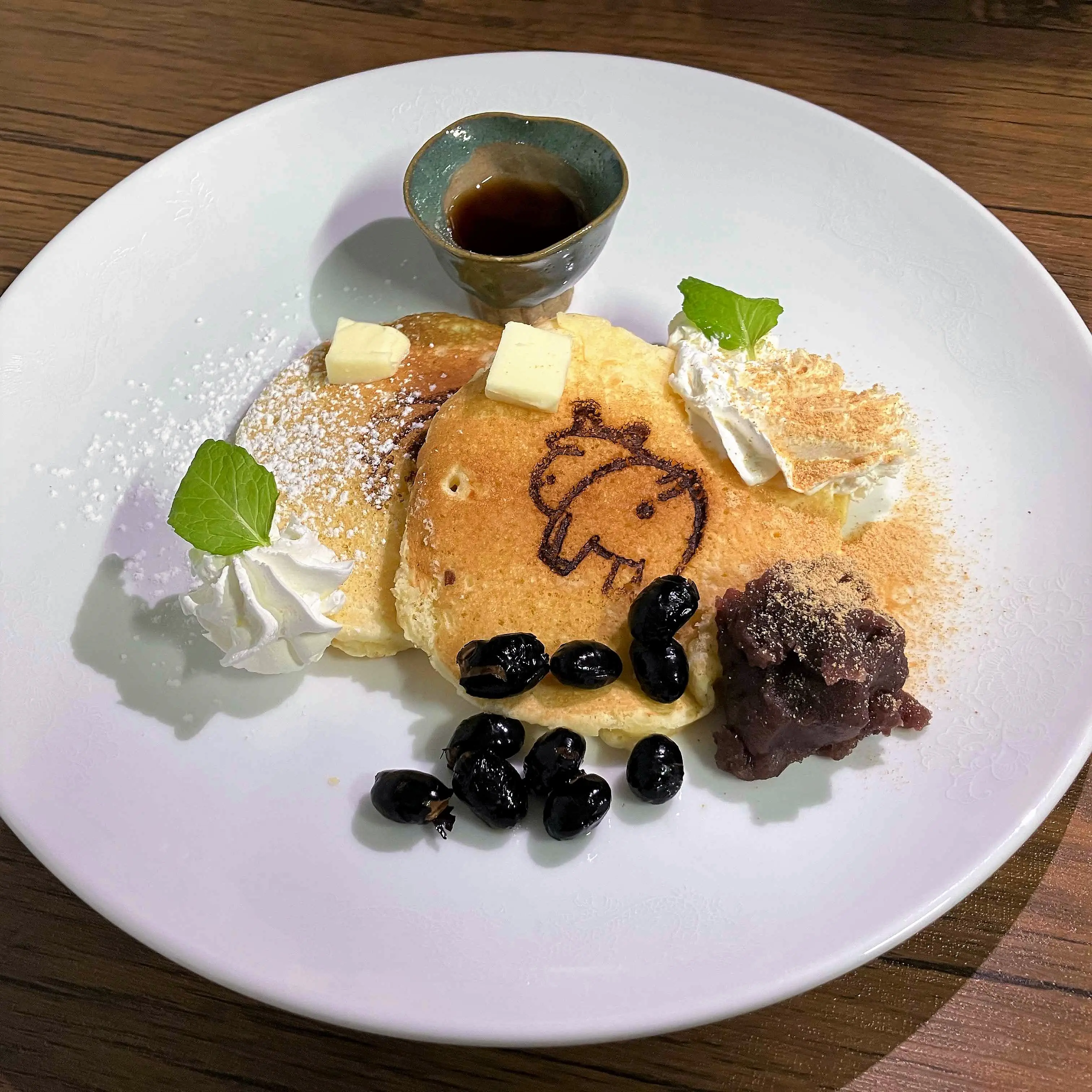 三姉妹の和風パンケーキ 1000円（税込）