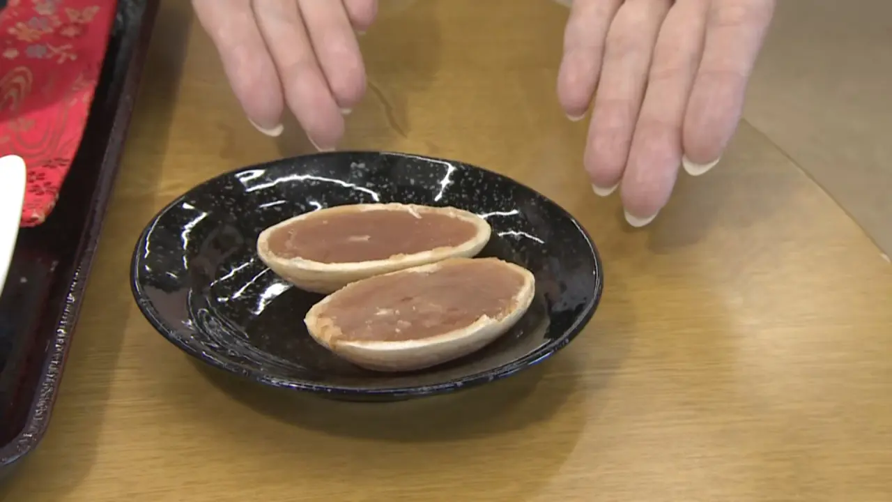 最中にはさんでも