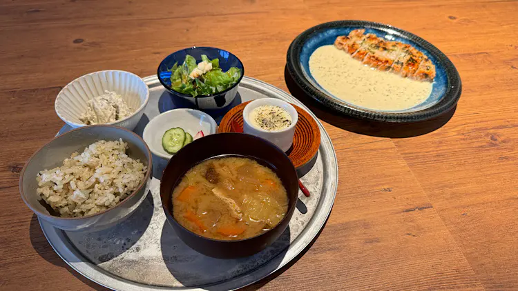 豚ロースの緑茶ステーキ膳