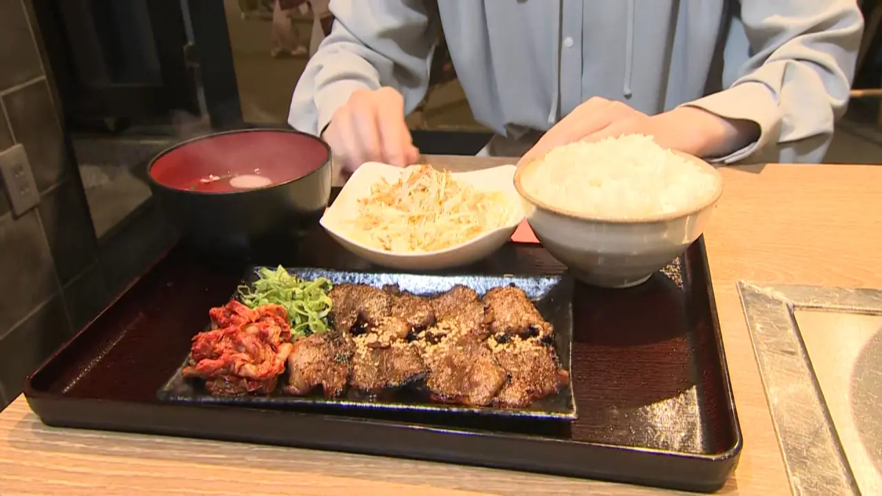 和牛みそカルビ定食　1200円（税込）
