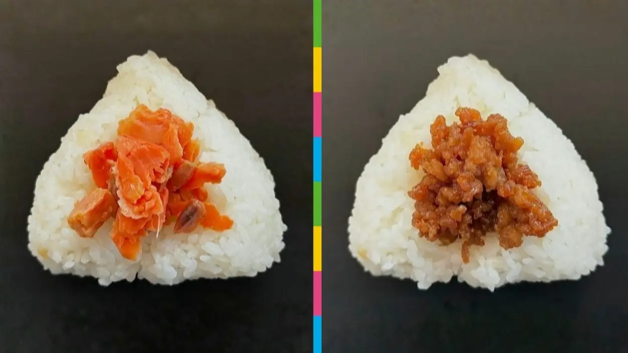 鮭おにぎり450円（税込） ／ 鶏そぼろ420円（税込）