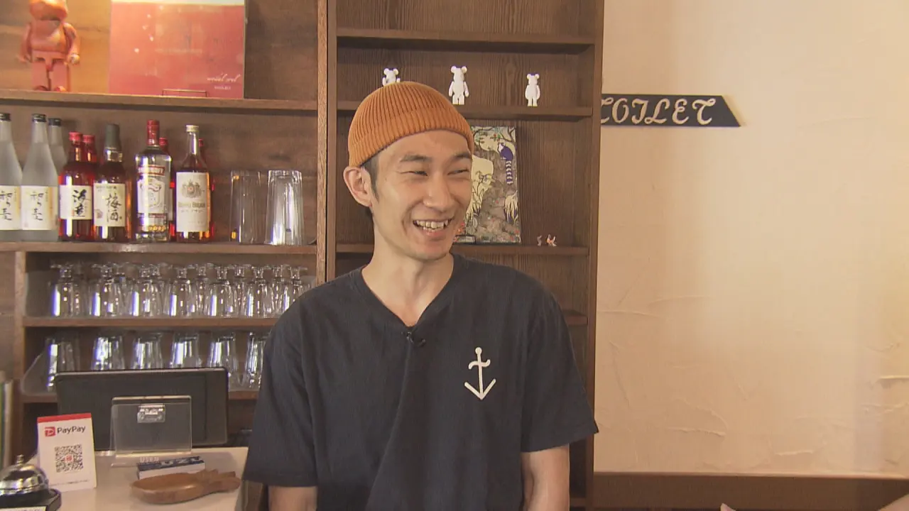 店主　竹津元喜さん