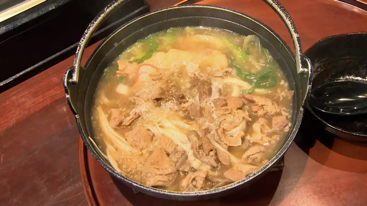 富山もつ煮込みうどんの名店【田舎 富山店】アツアツうどん店 冬