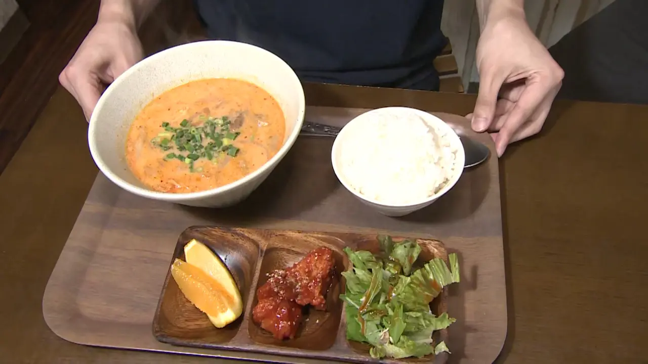 豚肉とキムチの豆乳スープ　900円（税込）