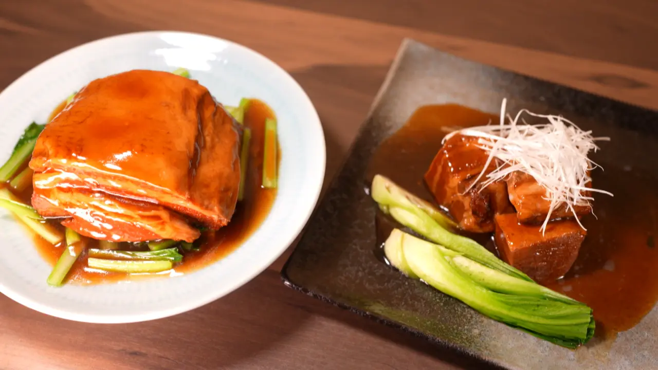 6時間かけて煮込む巨大塊バラ肉! トロトロビッグな「ドデ角煮」が絶品