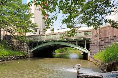 桜橋／画像提供：松川遊覧船