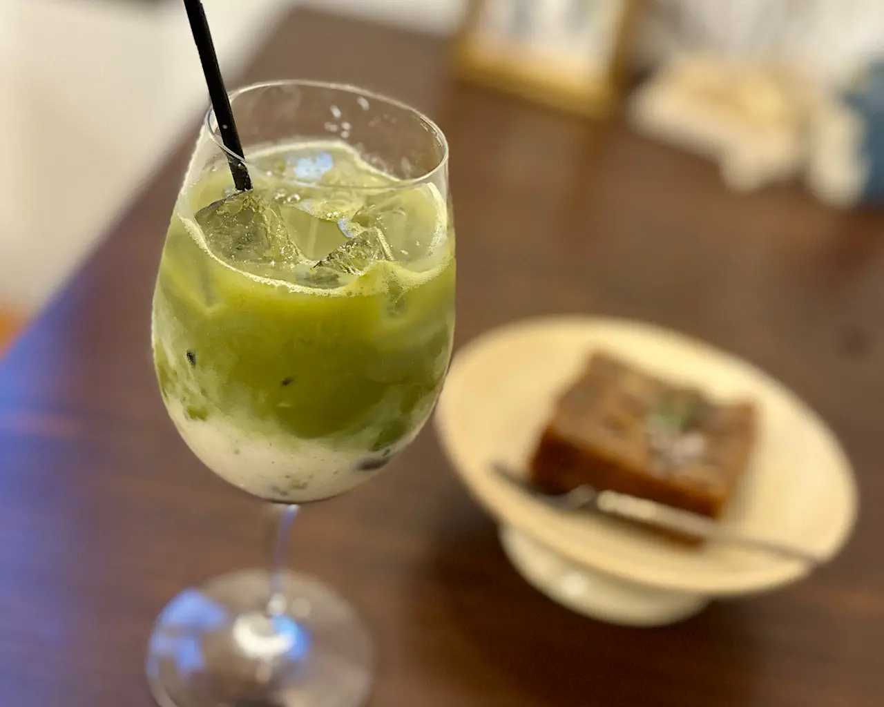 濃い宇治抹茶ラテ 800円（税込）