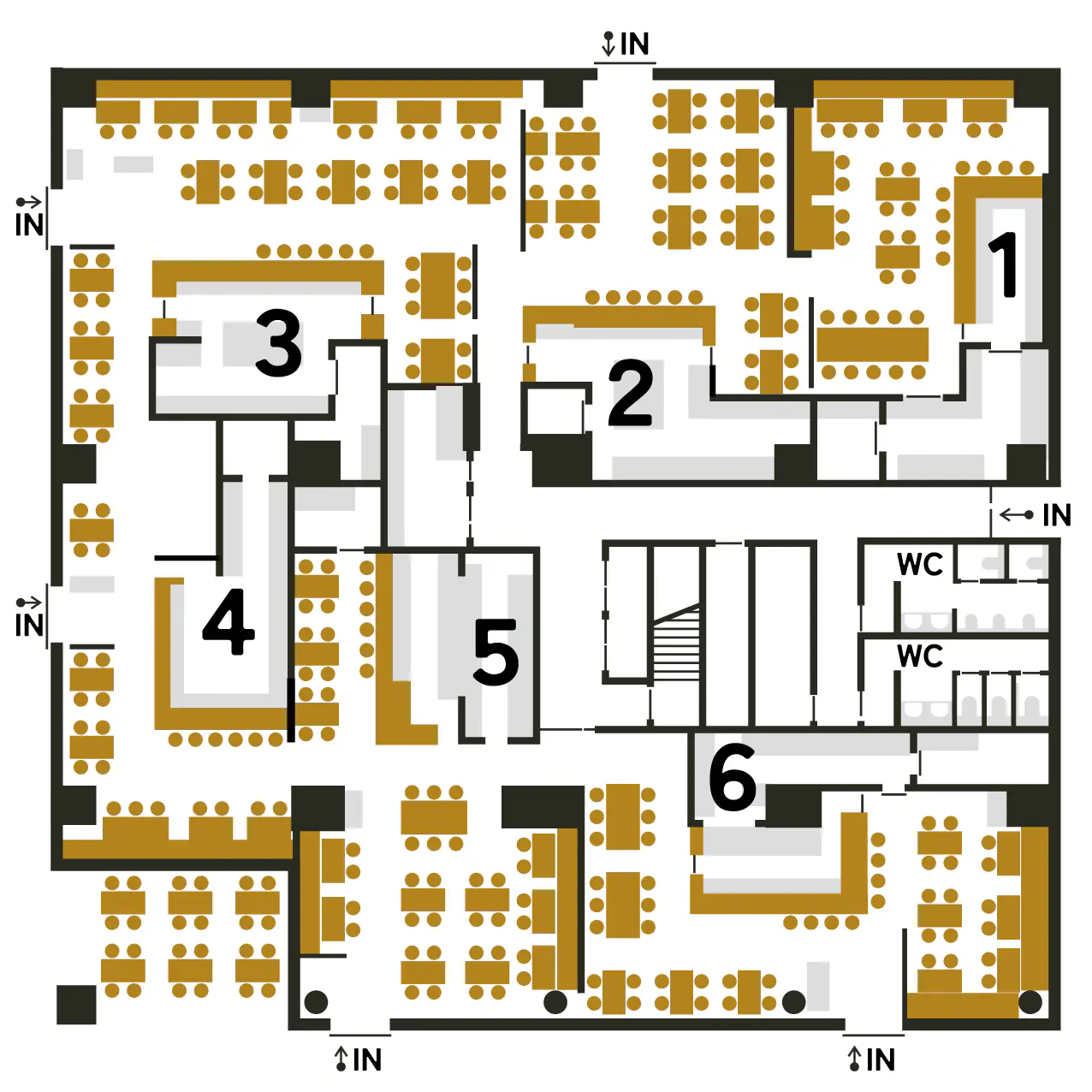 店内図