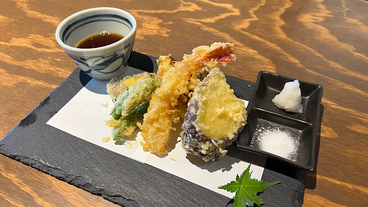 海老と野菜の天ぷら　1000円