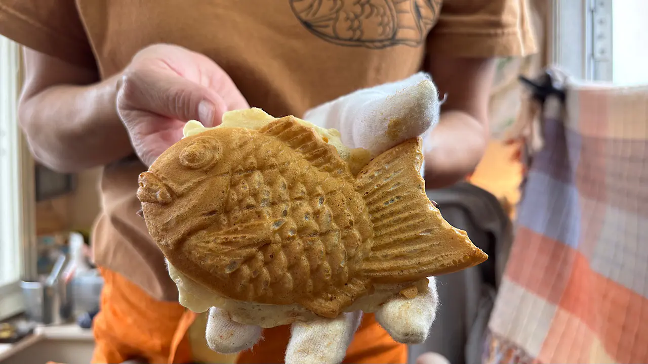 糖度40度! 種子島産の安納芋で作った“黄金あん”たっぷり もちふわたい