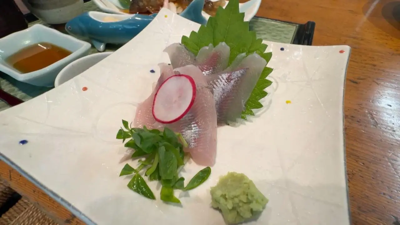 鮎のお造り