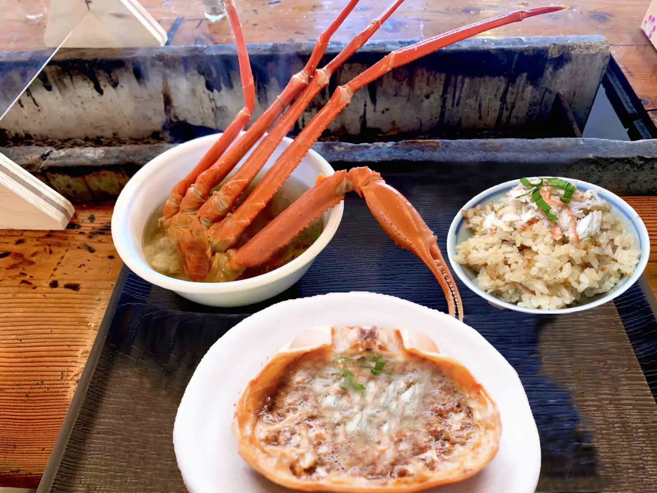カニ三昧セット 1500円（税込）